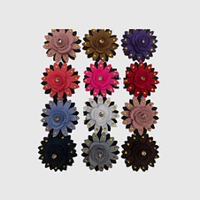beads and handmade flowers